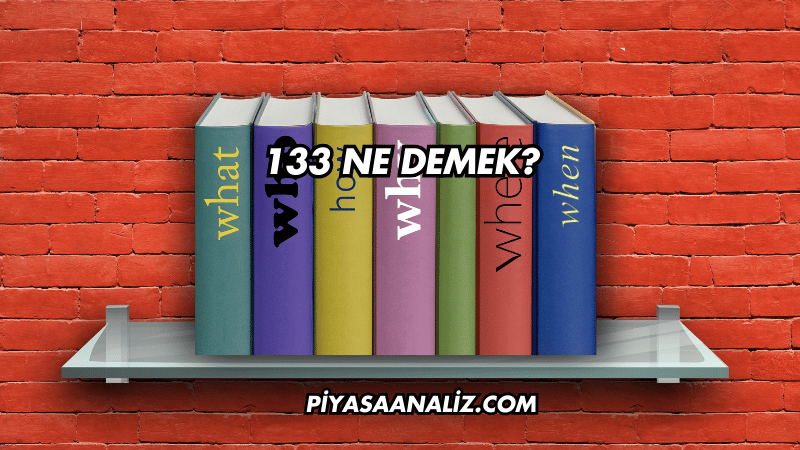 133 Ne Demek?