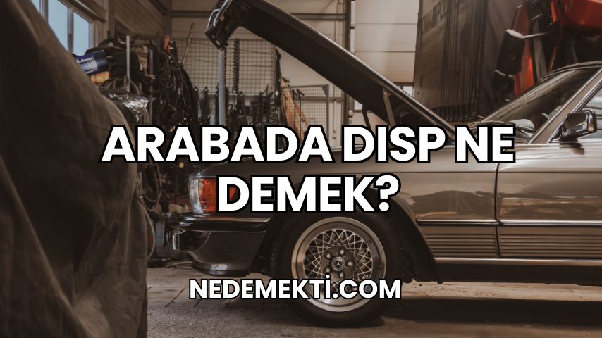 Arabada DISP Ne Demek?