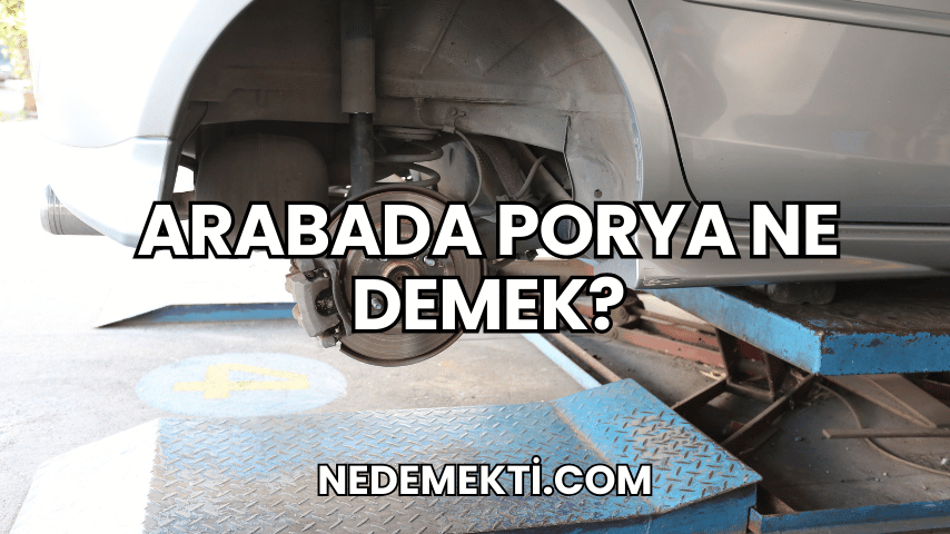 Arabada Porya Ne Demek?