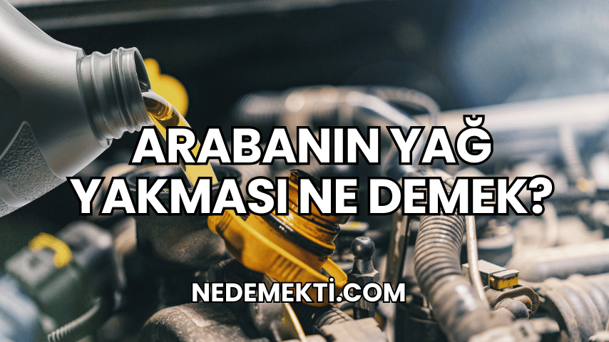 Arabanın Yağ Yakması Ne Demek?