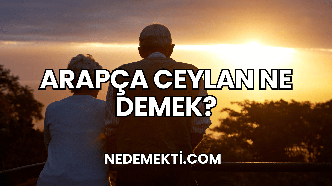 Arapça Ceylan Ne Demek?