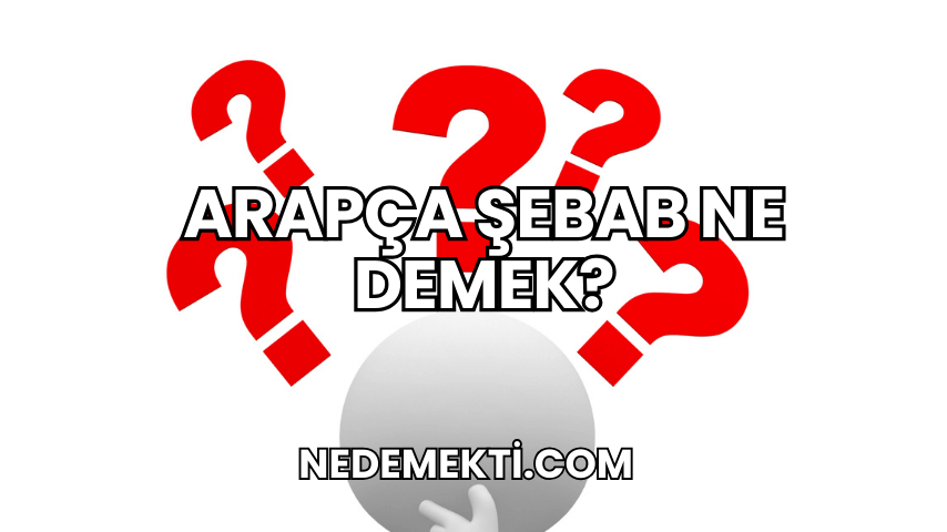 Arapça Şebab Ne Demek?