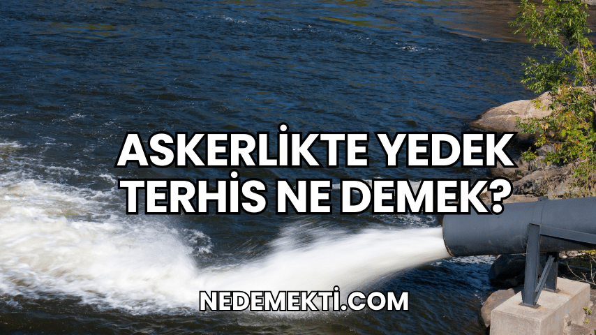 Askerlikte Yedek Terhis Ne Demek?