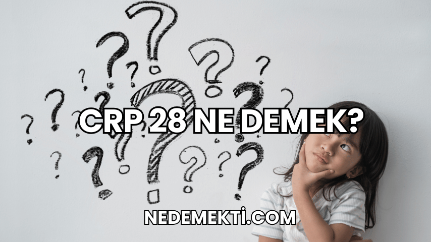 CRP 28 Ne Demek?