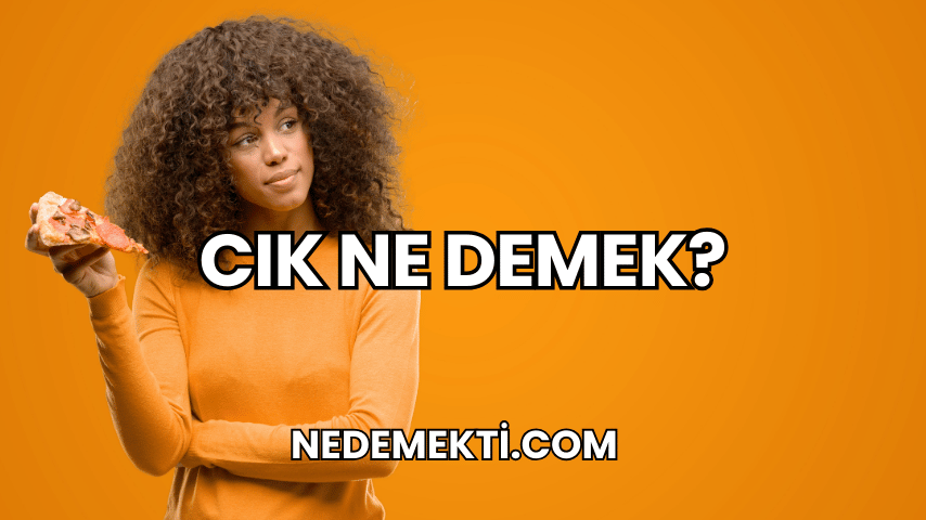 Cık Ne Demek?