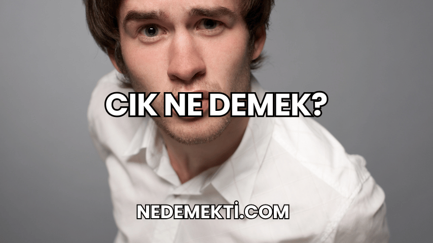 Cık Ne Demek?