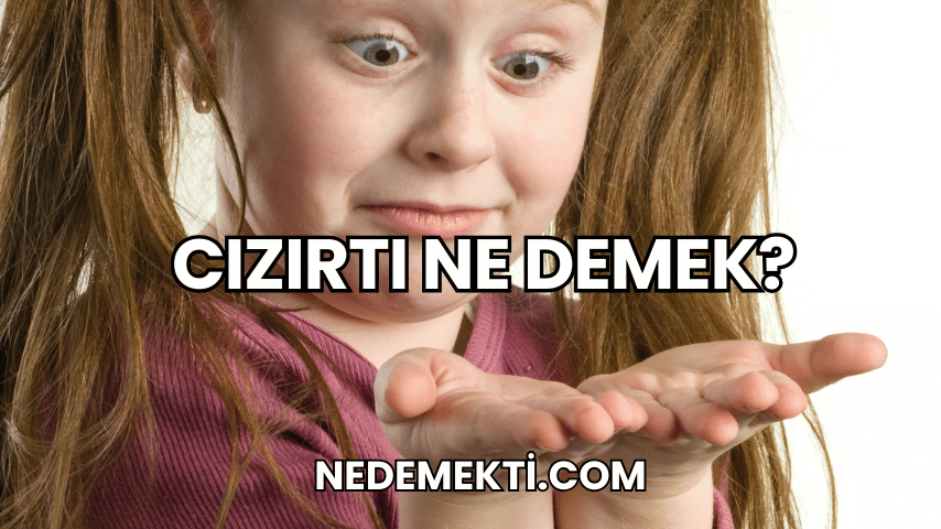 Cızırtı Ne Demek?