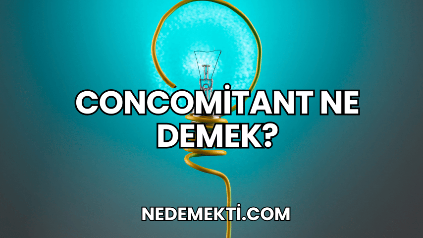 Concomitant Ne Demek?