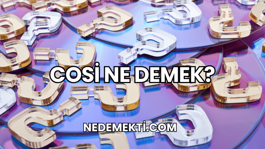 Cosi Ne Demek?