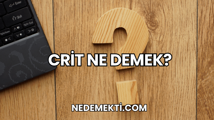 Crit Ne Demek