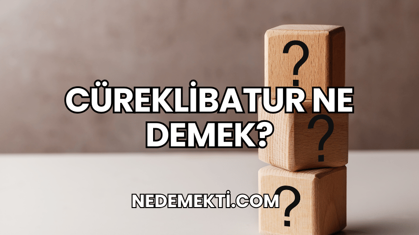 Cüreklibatur Ne Demek?