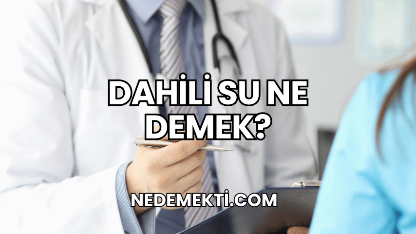 Dahili Su Ne Demek?