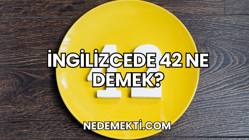 İngilizcede 42 Ne Demek?