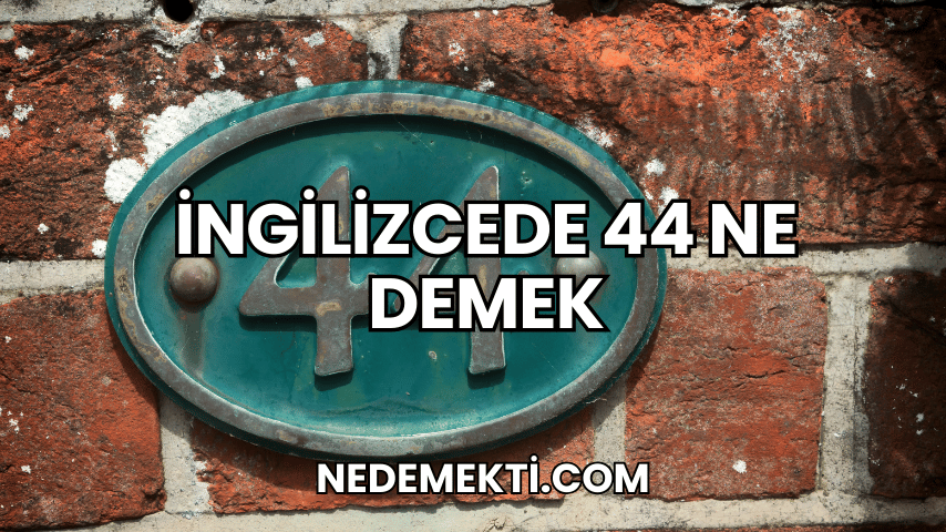 İngilizcede 44 Ne Demek