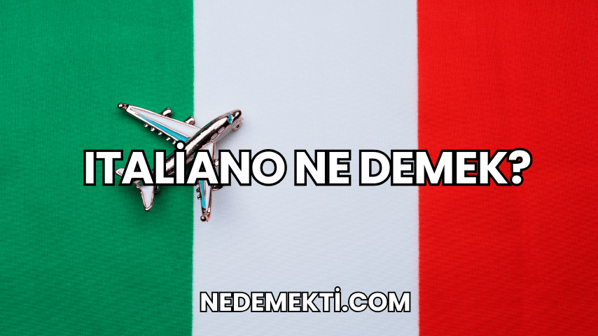 Italiano Ne Demek?