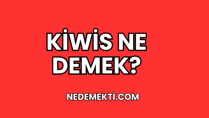 Kiwis Ne Demek?