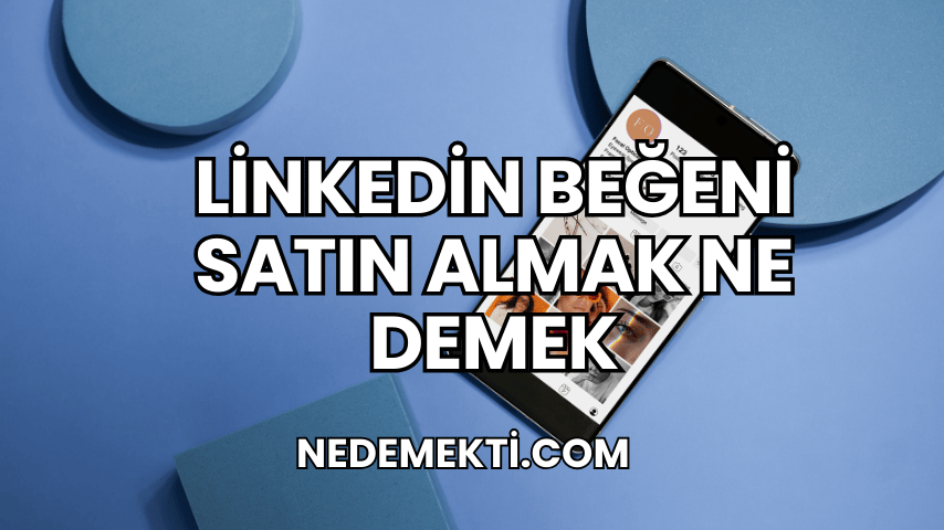 Linkedin Beğeni Satın Almak Ne Demek