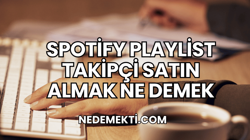 Spotify Playlist Takipçi Satın Almak Ne Demek