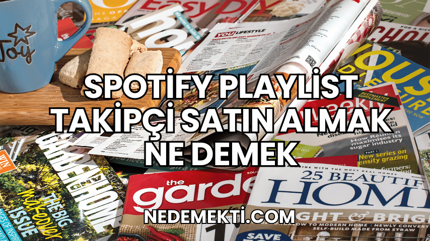 Spotify Playlist Takipçi Satın Almak Ne Demek