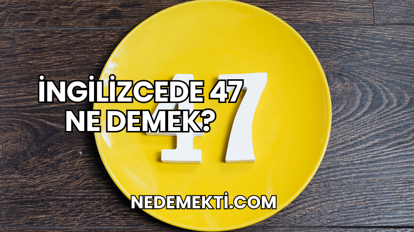 İngilizcede 47 Ne Demek?