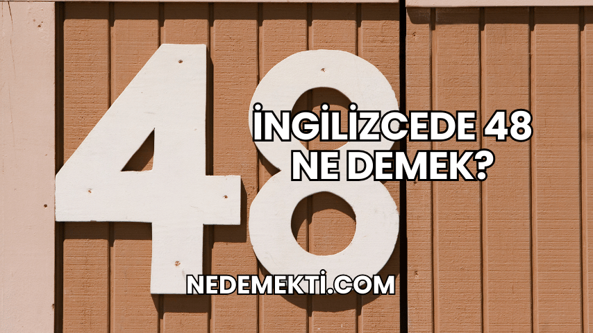 İngilizcede 48 Ne Demek?