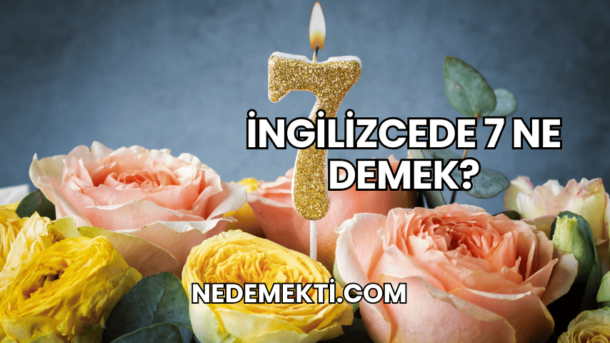 İngilizcede 7 Ne Demek?