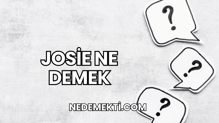 Josie Ne Demek