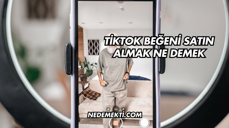 TikTok Beğeni Satın Almak Ne Demek