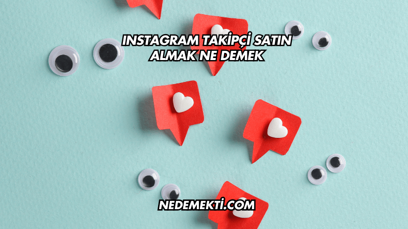 Instagram Takipçi Satın Almak Ne Demek